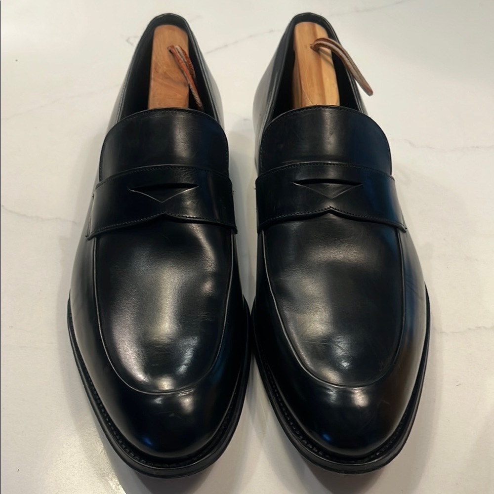 Too Boot New York Adam Derrick Classic Black Leather Loafers